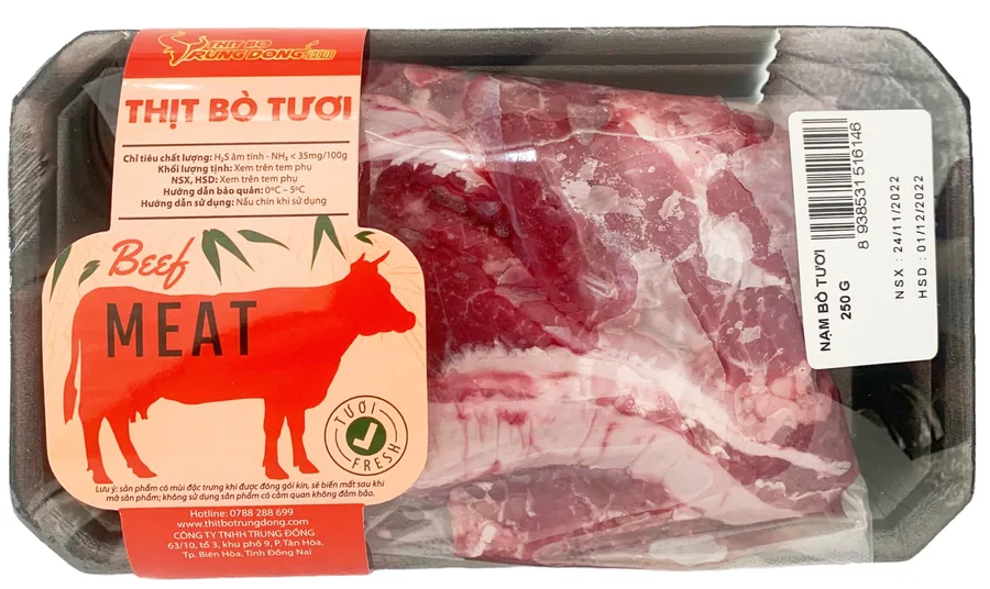 Nạm Bò Việt Tươi (khay 250 gram)